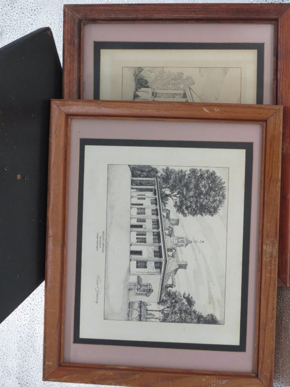 VINTAGE PRESIDENTIAL HOMES PRINT SET MOUNT VERNON OAK HILL RICHARD SEBRING ART